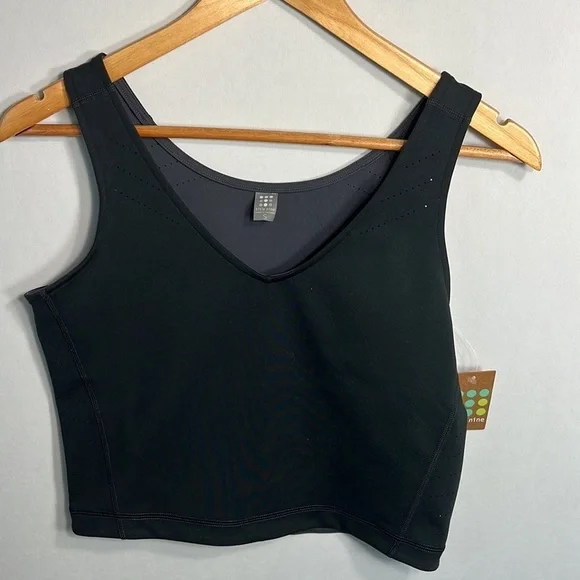 Title Nine Mad Dash Reversible Tank Top Black size S NWT - Picture 3 of 11